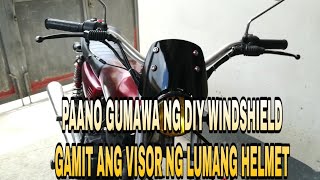 DIY WINDSHIELD For Scrambler Build [upl. by Anilesor]