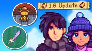 Everything New in Stardew Valley 16 [upl. by Hobard]