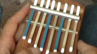 demoHugh Tracey 8Note Kalimba [upl. by Herson]