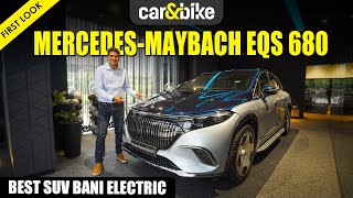 MercedesMaybach EQS SUV first look Luxury SUV Ka Naya Andaaz [upl. by Mcgee]