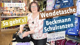 ✔️Beckmann Schulranzen 👉🏻 So funktioniert die Wendetasche💡präsentiert von norwayschulranzenshopde [upl. by Elahcar507]