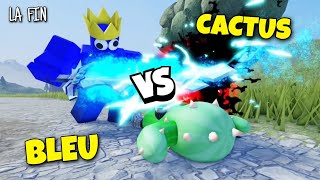 CACTUS ET LA BATAILLE FINAL CONTRE LES BLEUS   BROOKHAVEN  ROBLOX [upl. by Ohcamac]