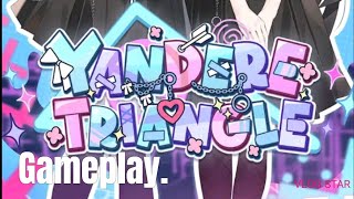 GAMEPLAY Yandere triangle EP 1 PT BR [upl. by Ahsiyt]