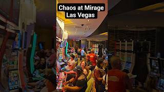 Chaos at Mirage Las Vegas Right Now [upl. by Adniram]