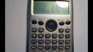 Ecuaciones con calculadora casio fx 570 ES [upl. by Nilknarf]