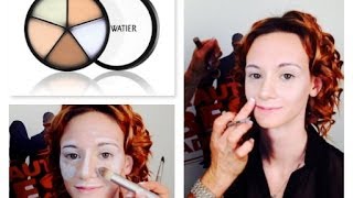 Step 1 Correct amp Conceal Lise Watier Portfolio  highlight conceal shape and contour [upl. by Eicirtap]