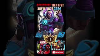 mcoc tier list marvelcontestofchampions cosmic mcoc [upl. by Cody992]