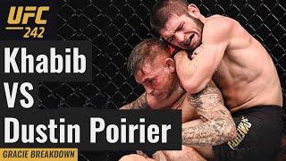 UFC 242 Khabib Nurmagomedov vs Dustin Poirier Full Fight Gracie Breakdown [upl. by Natsirc]