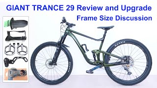 GIANT TRANCE 29 2024 Bike Review and Upgrade Frame Size Discussion [upl. by Alol]