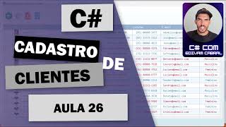 Curso de C CSharp Cadastro de Clientes  Aula 26 CSharp visualstudio2019 [upl. by Pliam]