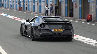 Novitec Ferrari F12 NLargo S  Insane FlyBys amp Loud Accelerations [upl. by Song506]