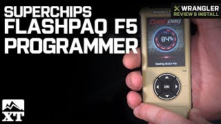 Jeep Wrangler Superchips Flashpaq F5 Programmer 20122014 JK Review amp Install [upl. by Sulihpoeht]