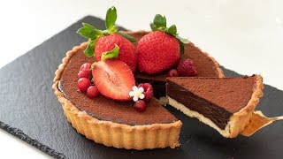 濃厚チョコレート・タルトの作り方 Chocolate Tart｜HidaMari Cooking [upl. by Sup]