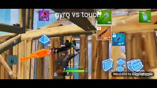 Gyro vs Touch  Fortnite mobile android oneplus8t 90fps chapter3 season1 [upl. by Milas]