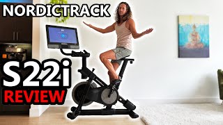 NordicTrack S22i Studio Cycle REVIEW NEW 2022 MODEL [upl. by Pattin]