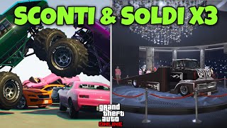 SETTIMANA ORRENDA SCONTI E SOLDI X3 AGGIORNAMENTO SETTIMANALE GTA ONLINE ITA [upl. by Hollinger]