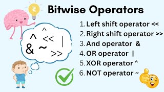 Bitwise Operators in CLeftshiftRightshiftANDORXORNOTwith Code and examplesBTech1st PPS [upl. by Chelton612]