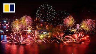 WATCH LIVE Hong Kong rings in the new year [upl. by Anailuig915]