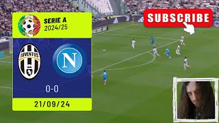 Juventus Napoli 0  0 Conte passa alla difesa a 4 è la strada giusta [upl. by Sami628]