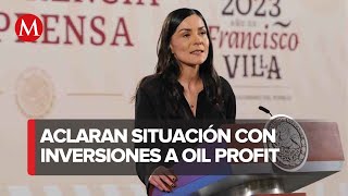 quotFalso que AMLO invite a invertir en plataforma Oil Profitquot Vilchis [upl. by Schmeltzer863]