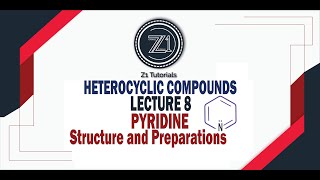 Heterocyclic Compounds  Lecture 8  Pyridine  Methods of Preparations  Z1 Tutorials [upl. by Aikel]