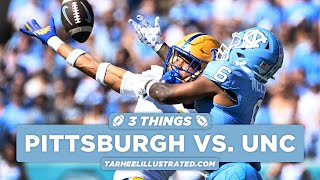 3 Things  UNC Second Best In Loss To Pitt [upl. by Emiline]