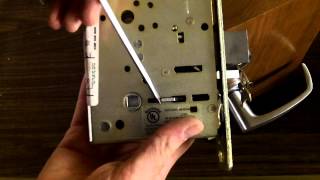 Sargent Mortise Lock  How to Change the Hand of lockset [upl. by Cottrell983]