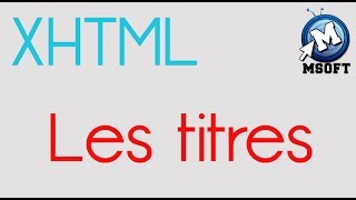 1  HTML  Les titres h1 jusquà h6  Msoft   Darija [upl. by Ecniv674]