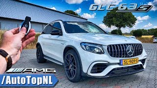 MERCEDESAMG GLC 63 S REVIEW POV Test Drive on AUTOBAHN amp ROAD by AutoTopNL [upl. by Aikemal]