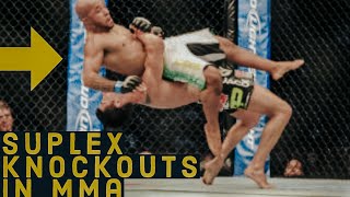 SUPLEX Knockouts In MMA UFC Compilation [upl. by Neras]