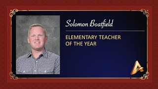 Allen ISD 2024 Elementary Teacher of the Year  Solomon Boatfield [upl. by Amabel]