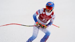 Mikaela Shiffrin WINS Downhill World Cup Finals Courchevel 2022 [upl. by Isyed515]