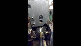 Making a simple part on a Hardinge turret lathe [upl. by Dean191]