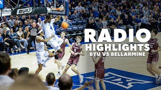 BYU vs Bellarmine  Radio Highlights  December 22 2023 [upl. by Lulita]