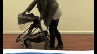 Steelcraft Spree Stroller How To Fold and Unfold step by step instructions [upl. by Lasser20]