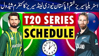 Pakistan vs New Zealand Schedule 2024  Pakistan vs New Zealand T20 Series Schedule 2024 [upl. by Ednyl937]