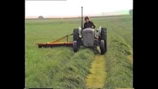 Massey Ferguson 35 with fahr mower [upl. by Woodring]