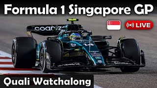 LIVE F1 Singapore Grand Prix 2024  QUALIFYING Watchalong Live Timing [upl. by Neelyt605]