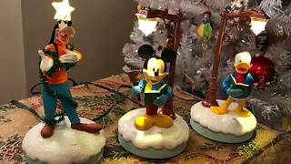 SO CUTE Hallmark Storytellers Disney Carolers Ornaments 2018 [upl. by Nyladam3]