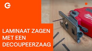 Howto Laminaat Zagen met een Decoupeerzaag  Gereedschapcentrum [upl. by Paschasia]