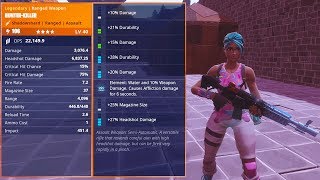 I FOUND The RARE 8 Perk HUNTER KILLER in Fortnite [upl. by Brothers]