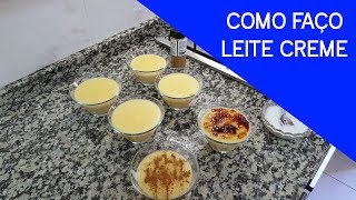 Como Faço Leite Creme [upl. by Glynda]