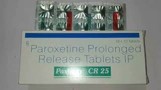 paxidep cr 25 hindiparoxetine hydrochloride 25 mg [upl. by Atil]