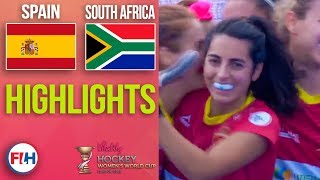 Spain v South Africa  2018 Womens World Cup  HIGHLIGHTS [upl. by Eeryn282]