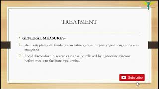 Acute Pharyngitis  Etiology  Diagnosis  Treatment  ENT [upl. by Ayekel]