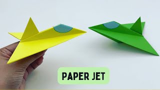 How To Make Easy Paper jet Airplane For Kids  Craft Ideas  Paper Craft Easy  KIDS crafts [upl. by Pall]