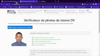 Comment Vérifier Que Sa Photo respecter tout les normes de la dv loterie [upl. by Loughlin103]