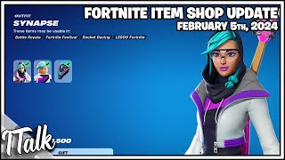 NEW SKIN DROP TOMORROW MID SHOP RN Fortnite Item Shop February 5th 2024 Fortnite Chapter 5 [upl. by Eleira]