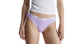 Kalhotky Calvin Klein Carousel QD3588E lila [upl. by Tjader]