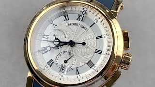 Breguet Marine Chronograph 5827BA125ZU Breguet Watch Review [upl. by Kellda]